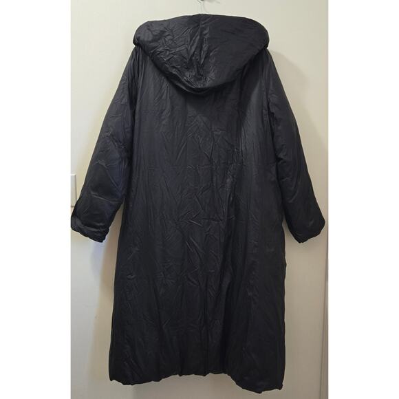 Eileen Fisher Black Puffer Coat - Picture 4 of 11